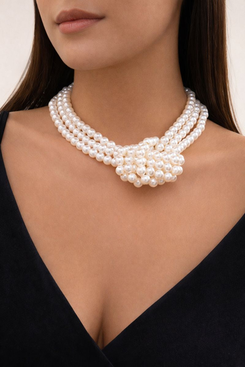 Collar de Perlas Clásico Multivuelta