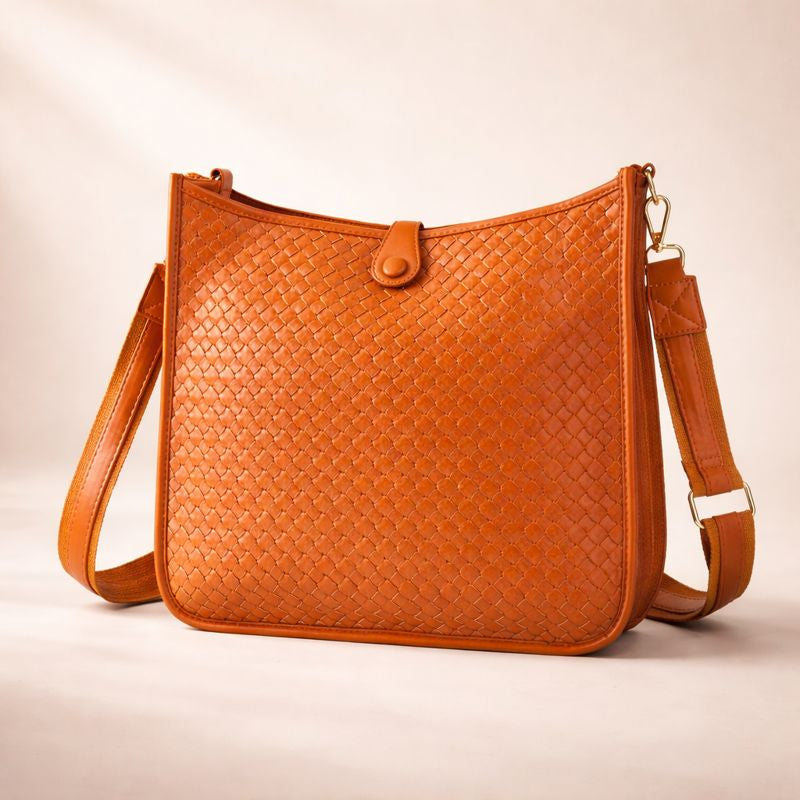 Bolso Naranja de Cuero Vegano