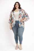 Kimono Estampado Tropical Curvy