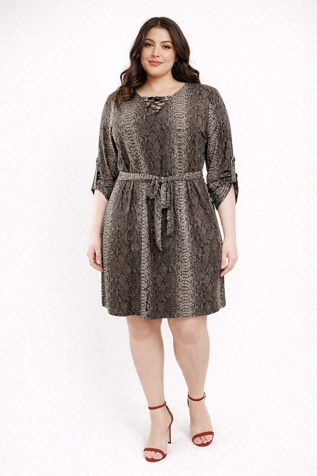 🐍 Vestido Animal Print con Estilo Serpiente marca Michael Kors