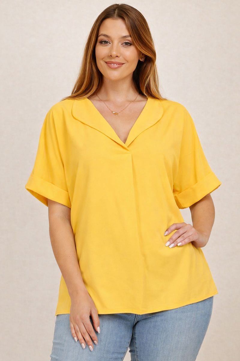Blusa con Escote en V