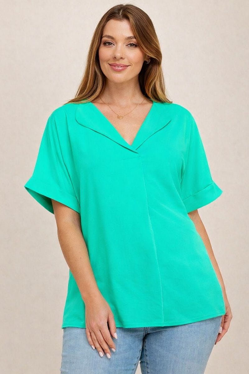 Blusa con Escote en V