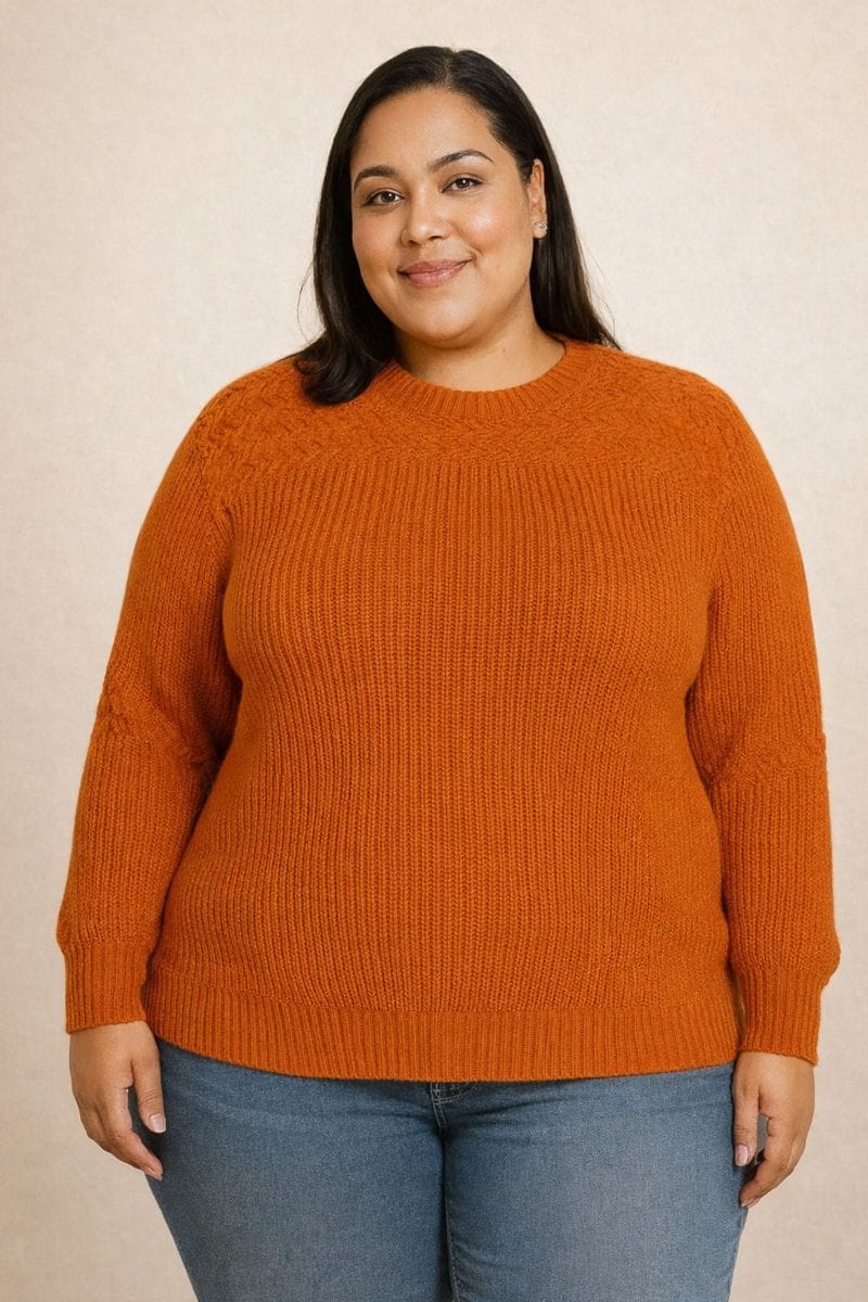 Suéter Terracota Tejido
