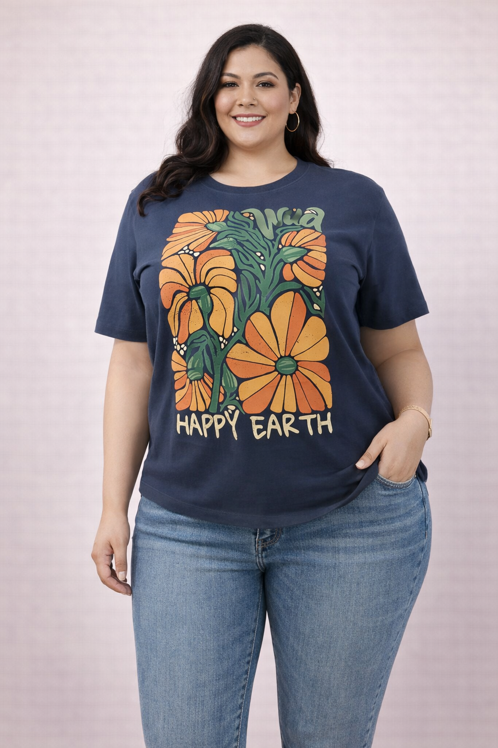 Camiseta Gráfica “Happy Earth”